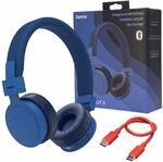 Hama Bluetooth&reg; Freedom Lite II, Over-Ear-Kopfh&ouml;rer, faltbar, AV, Mikrofon, Blau
