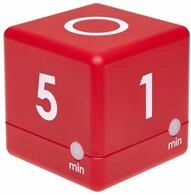 TFA Dostmann Digitaler Cube Timer, Zeitw&uuml;rfel, Zeitmanagement,38.2039.05, 6 x...