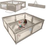 LIONELO WILLOW XL Laufgitter Baby, ab 0-48 Monaten gro&szlig;e Fl&auml;che 187 cm x 207...