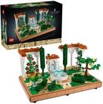 LEGO Icons Springbrunnengarten - Miniatur Bauset f&uuml;r Erwachsene mit...