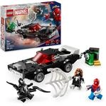 LEGO | Marvel Spider-Man Mech vs. Venom Muscle Car - Auto Spielzeug mit 3...