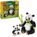LEGO Creator 3in1 Wilde Tiere: Pandafamilie - Tierfiguren umbaubar in Pinguine...