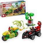 LEGO Marvel Actionspa&szlig; mit Spin und Electro in ihren Dino-Flitzern, baubares