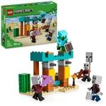 LEGO Minecraft Die Illager-W&uuml;stenpatrouille - Gaming Spielzeug mit Figuren,...