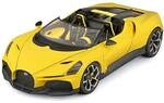 Bburago - Bugatti W16 Mistral, Diecast Modell mit Motorhaube und zu &ouml;ffnenden