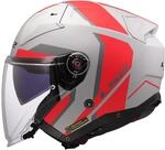 LS2, Jet-Motorradhelm INFINITY II FOCUS Grey Red, XS
