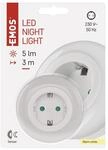 EMOS - LED-Nachtlicht - warmwei&szlig;es Licht - 5 Lumen, 3 Meter Leuchtweite -