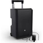 LD Systems ANNY 10 BPH - Mobiler Bluetooth PA-Lautsprecher mit Akku, Mixer und 1x