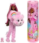 Barbie-Puppe mit Accessoires, Gl&uuml;cksb&auml;rchis-Reihe, Modepuppe mit pl&uuml;schigem