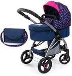 Bayer Design 17554AA Puppenwagen City Max mit Tasche, h&ouml;henverstellbar, schwenkbare