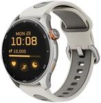 Smartwatch myPhone Watch Adventure warm Grey, gro&szlig;er 360-mah-Akku, Bis zu 14 Tage