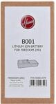 Hoover B001 Batterie Staubsauger Lithium, wiederaufladbar, Schwarz, Original-Akku,