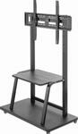 Manhattan 462334 Supporto Tv A Parete 2,54 M [100] Nero (tv & Monitor Mount, Trolley