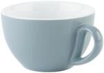 APS 16008 Cappuccinotasse in blau &Oslash; 10,5 cm, H&ouml;he 6,5 cm, 300 ml
