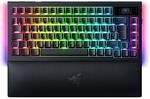 Razer BlackWidow V4 Pro 75% - Kabellose Hot-Swap-Gaming-Tastatur - OLED-Display