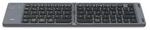 Hama Faltbare Tastatur Bluetooth (Ultraslim Wireless Keyboard klappbar, leise, Mini,
