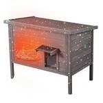 VEVOR Katzenhaus wetterfest, Katzenh&uuml;tte f&uuml;r mehrere Katzen, Katzenbox aus...
