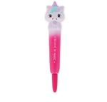 LEGAMI - Squeezies Anti-Stress Gel Stift, Unicorn Motiv, Schreibwaren zum Entspannen
