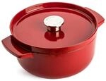 KitchenAid Cast Iron 22cm/3,3L Kasserolle mit Deckel, Hochwertig, Robust &...