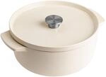 KitchenAid Cast Iron 26cm/5,2L Kasserolle mit Deckel, Hochwertig, Robust &