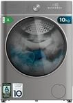 Cecotec Frontlader-Waschmaschine 10 kg Bolero DressCode 10800 Inverter Steel A, 1400