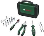 Bosch Mobility-Handwerkzeug-Set, 26-teilig (kompaktes und mobiles Werkzeug-Set f&uuml;r