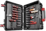GEDOREred Werkzeugkoffer Meister XL, 101-teiliges Handwerker-Sortiment, inkl.