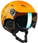 Black Crevice Skihelm Vail mit Visier, neon orange, L (58-61 cm)&hellip;