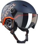 Black Crevice Skihelm Vail mit Visier, matt Navy/orange, M (55-58 cm)&hellip;