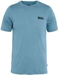 Fj&auml;llr&auml;ven Herren Abisko Wool Logo SS T-Shirt, Dawn Blue, XXL