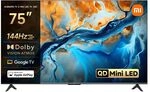 XIAOMI TV S Mini LED 75 Zoll (191 cm), 4K UHD Smart TV, 144Hz (240Hz Game Boost