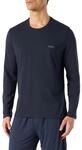 BOSS Herren T-Shirt Mix&Match Ls-Shirt R, Dark Blue403, S