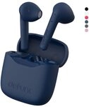 Defunc True Lite Blau - Drahtloser Bluetooth 5.3 Hi-Fi Stereo Sound Kopfh&ouml;rer, Touch