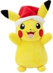 Pok&eacute;mon PKW3376-20 cm Winter Pl&uuml;sch - Pikachu mit Weihnachtsm&uuml;tze,...