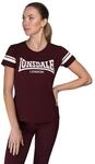 Lonsdale Frauen T-Shirt KILLEGRAY M, Oxblood/White