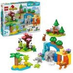 LEGO DUPLO Town Wildtier-Familien 3-in-1 Set - Lernspielzeug f&uuml;r Kleinkinder...