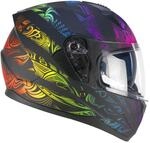 SKA-P Helm Full Face 3MHS Speeder Rainbow schwarz gr&uuml;n rot matt XXL (61cm)