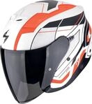 SCORPION EXO-Z1 VUE Matt White-Red-Black XXL
