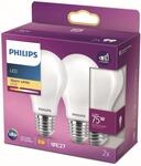 PHILIPS Lighting LED Classic E27 Filament Lampen (75 W), matte LED Lampen mit