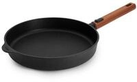 Woll &ndash; Eco Logic QXR Flachpfanne &Oslash; 28 cm mit abnehmbarem Holzstiel &ndash;...