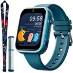 OKYUK 4G Kinder Sicherheitsuhr f&uuml;r M&auml;dchen Junge, mit Zwei-Wege-Anruf, SOS-Knopf,