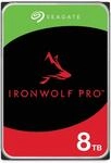 Seagate IronWolf Pro 8 TB, NAS interne Festplatte, 3.5 Zoll, 7200 U/Min, CMR, 256 MB