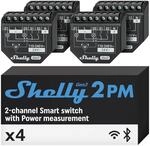 Shelly 2PM Gen3 - WLAN Smart Relais Schalter, Rolladenschalter, Stromz&auml;hler, 2