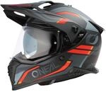 O'NEAL A-SRS Helm Spike Schwarz/Grau/Rot S (55/56 cm)