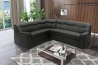 DOMO. collection Ecksofa Berlin, Zeitlose Eckcouch, 3 Sitzer rechts mit