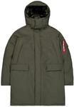 Alpha Industries Herren Puffer Parka Jacke, Dark Olive, S