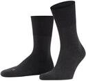 FALKE Unisex Socken Run U So Baumwolle Funktionsmaterial einfarbig 1 Paar, Grau Dark