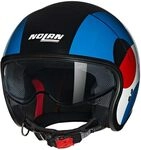 NOLAN HELMET N21 06 BICROMO 345 XS, Black/Blue/Red
