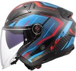 LS2, Jet-Motorradhelm INFINITY II CARBON URUS Blue Red, XL