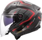 LS2, Jet-Motorradhelm INFINITY II CARBON URUS Red, 3XL